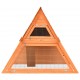 170643 Outdoor Rabbit Hutch Solid Pine & Fir Wood 152x128x108 cm Pet Supplies Dog House Pet Home Cat Bedpen Fence Playpen