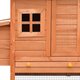 170644 Outdoor Chicken Cage Solid Pine & Fir Wood 170x81x110 cm House Pet Supplies Rabbit House Pet Home Puppy Bedpen Fence Playpen