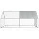 170789 Outdoor Chicken Cage 2.75x4x1.92 m Galvanised Steel Pet Supplies Rabbit House Pet Home Puppy Bedpen Fence Playpen