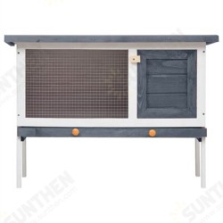 170828 Outdoor Rabbit Hutch 1 Layer Grey Wood 90 x 45 x 65cm Pet Supplies House Pet Home Cat Bedpen Fence Playpen 170828 Outdoor Rabbit Hutch 1 Layer Grey Wood 90 x 45 x 65cm Pet Supplies House Pet Home Cat Bedpen Fence Playpen
