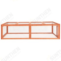 170877 Outdoor Rabbit Hutch 183x90x46.5 cm Solid Firwood Pet Supplies Dog House Pet Home Cat Bedpen Fence Playpen 170877 Outdoor Rabbit Hutch 183x90x46.5 cm Solid Firwood Pet Supplies Dog House Pet Home Cat Bedpen Fence Playpen