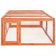 170877 Outdoor Rabbit Hutch 183x90x46.5 cm Solid Firwood Pet Supplies Dog House Pet Home Cat Bedpen Fence Playpen