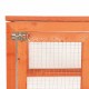 170877 Outdoor Rabbit Hutch 183x90x46.5 cm Solid Firwood Pet Supplies Dog House Pet Home Cat Bedpen Fence Playpen