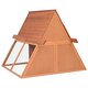 171458 Outdoor Rabbit Hutch 152x127x109.5 cm Solid Firwood Pet Supplies Dog House Pet Home Cat Bedpen Fence Playpen