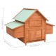 171459 Outdoor Chicken Coop 152x96x110 cm Solid Firwood Pet Supplies Dog House Pet Home Cat Bedpen Fence Playpen