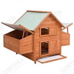 171459 Outdoor Chicken Coop 152x96x110 cm Solid Firwood Pet Supplies Dog House Pet Home Cat Bedpen Fence Playpen 171459 Outdoor Chicken Coop 152x96x110 cm Solid Firwood Pet Supplies Dog House Pet Home Cat Bedpen Fence Playpen
