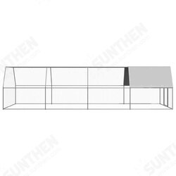 3089326 Outdoor Chicken Cage 3x8x2 m Galvanised Steel Pet Supplies Dog House Pet Home Cat Bedpen Fence Playpen 3089326 Outdoor Chicken Cage 3x8x2 m Galvanised Steel Pet Supplies Dog House Pet Home Cat Bedpen Fence Playpen