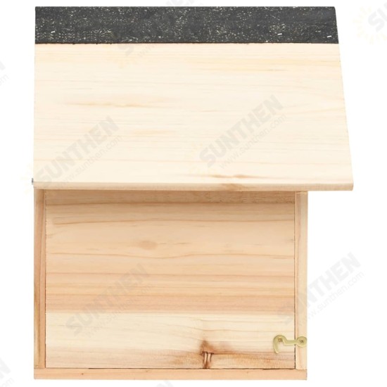 314821 Outdoor Squirrel House Solid Firwood 26x25x29 cm Pet Supplies Dog House Pet Home Cat Bedpen Fence Playpen