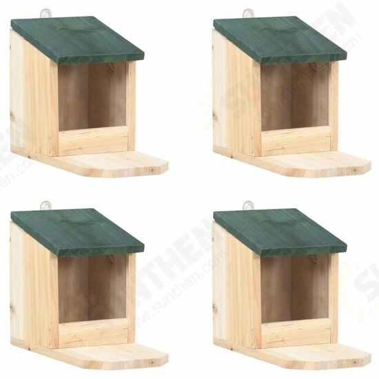 47231 Outdoor Squirrel Houses 4 pcs Firwood Pet Supplies Dog House Pet Home Cat Bedpen Fence Playpen