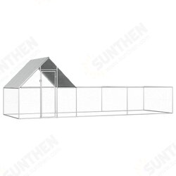 144557 Outdoor Chicken Coop 6x2x2 m Galvanised Steel House Cage Foldable Puppy Cats Sleep Metal Playpen Exercise Training Bedpan Pet Supplies 144557 Outdoor Chicken Coop 6x2x2 m Galvanised Steel House Cage Foldable Puppy Cats Sleep Metal Playpen Exercise Training Bedpan Pet Supplies