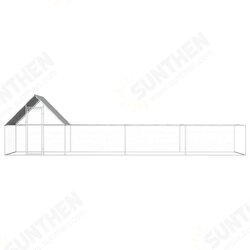 144558 Outdoor Chicken Coop 8x2x2 m Galvanised Steel House Cage Foldable Puppy Cats Sleep Metal Playpen Exercise Training Bedpan Pet Supplies 144558 Outdoor Chicken Coop 8x2x2 m Galvanised Steel House Cage Foldable Puppy Cats Sleep Metal Playpen Exercise Training Bedpan Pet Supplies