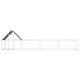 144558 Outdoor Chicken Coop 8x2x2 m Galvanised Steel House Cage Foldable Puppy Cats Sleep Metal Playpen Exercise Training Bedpan Pet Supplies