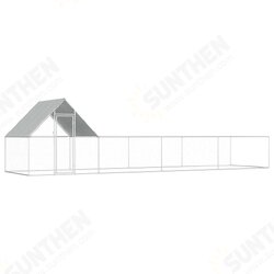 144558 Outdoor Chicken Coop 8x2x2 m Galvanised Steel House Cage Foldable Puppy Cats Sleep Metal Playpen Exercise Training Bedpan Pet Supplies 144558 Outdoor Chicken Coop 8x2x2 m Galvanised Steel House Cage Foldable Puppy Cats Sleep Metal Playpen Exercise Training Bedpan Pet Supplies