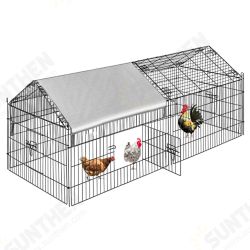 Chicken Coop Run Cage Upgrade 86.6inch*40inch*38inch Metal Chicken Fence Pen Pet Playpen Enclosures with Protection Cover&Ground Nail,Cage Indoor Outdoor Yard for Small Animals Cat Hen Duck Rabbit Chicken Coop Run Cage Upgrade 86.6inch*40inch*38inch Metal Chicken Fence Pen Pet Playpen Enclosures with Protection Cover&Ground Nail,Cage Indoor Outdoor Yard for Small Animals Cat Hen Duck Rabbit