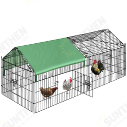 Chicken Coop Run Cage Upgrade 86.6inch*40inch*38inch Metal Chicken Fence Pen Pet Playpen Enclosures with Protection Cover&Ground Nail,Cage Indoor Outdoor Yard for Small Animals Cat Hen Duck Rabbit Chicken Coop Run Cage Upgrade 86.6inch*40inch*38inch Metal Chicken Fence Pen Pet Playpen Enclosures with Protection Cover&Ground Nail,Cage Indoor Outdoor Yard for Small Animals Cat Hen Duck Rabbit