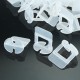 100Pcs 1.0/1.5/2.0/3.0mm Tile Leveling System Spacer Clips Floor Wall Tiling Tool