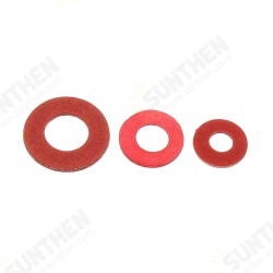 100Pcs Steel Pad Insulation Washer Red Steel Paper Spacer Insulating Spacers Set Meson Gasket 100Pcs Steel Pad Insulation Washer Red Steel Paper Spacer Insulating Spacers Set Meson Gasket