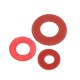 100Pcs Steel Pad Insulation Washer Red Steel Paper Spacer Insulating Spacers Set Meson Gasket