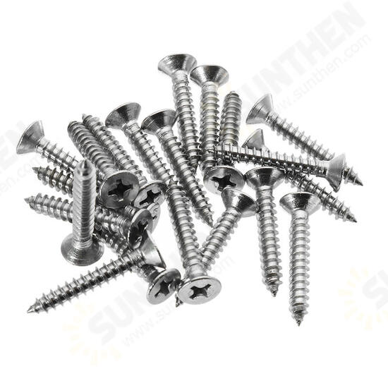 10Pcs 16-32mm 304 Stainless Steel Pipe Strap Clamp Holder Fastener with Screws