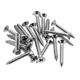 10Pcs 16-32mm 304 Stainless Steel Pipe Strap Clamp Holder Fastener with Screws