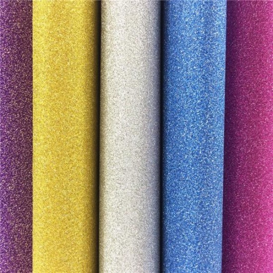 10Pcs 8x12 Inch Adhesive Glitter Paper Card Assorted Colors Scrapbooking Crafts