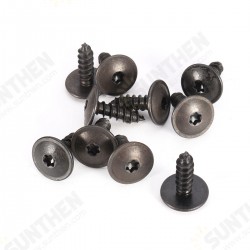 10Pcs/Set Engine Cover Undertray Splashguard Wheel Arch Torx Screw Metal for VW 10Pcs/Set Engine Cover Undertray Splashguard Wheel Arch Torx Screw Metal for VW