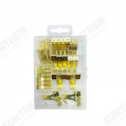 130Pcs Picture Photo Hangers Kit Frame Hanging Hooks 130Pcs Picture Photo Hangers Kit Frame Hanging Hooks