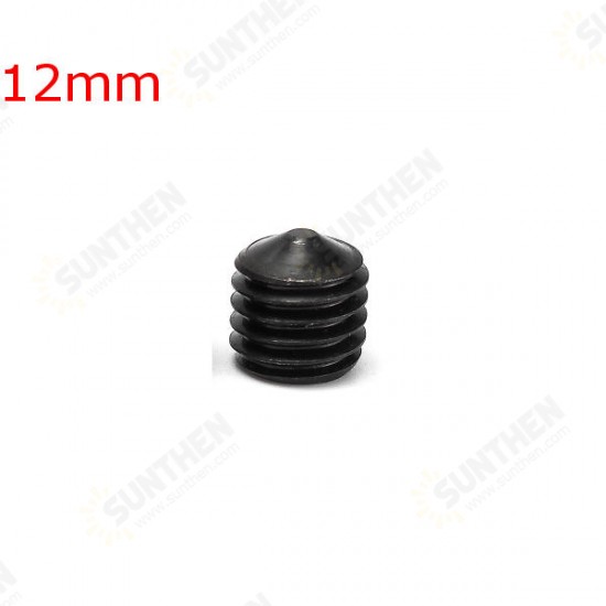 20Pcs Black 12.9 Grade M12 HEX Socket Set Core Point Grub Screws