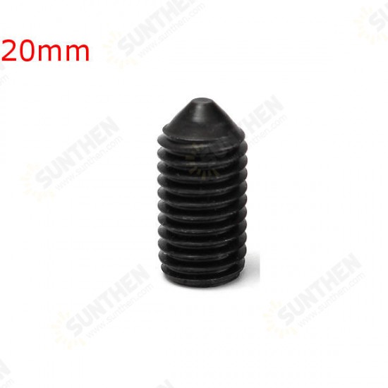 20Pcs Black 12.9 Grade M12 HEX Socket Set Core Point Grub Screws