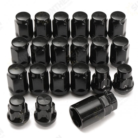 20Pcs/Set M12 x 1.5 Wheel Nuts 19mm Hex Locking Nut Blots