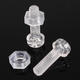 20pcs M3 to M6 PC Transparent Screws Nylon Screws Plastic Screws Nuts