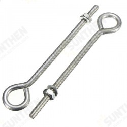 2Pcs Stainless Steel M8 Screw Bolt With Nuts And Washers - 4 Size 2Pcs Stainless Steel M8 Screw Bolt With Nuts And Washers - 4 Size