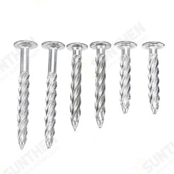 32Pcs Galvanized Threaded Nail Expansion Screw Nails Door Frame and Safety Speed Bump Fixing Pull Burst Nail 32Pcs Galvanized Threaded Nail Expansion Screw Nails Door Frame and Safety Speed Bump Fixing Pull Burst Nail