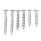 32Pcs Galvanized Threaded Nail Expansion Screw Nails Door Frame and Safety Speed Bump Fixing Pull Burst Nail