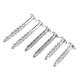 32Pcs Galvanized Threaded Nail Expansion Screw Nails Door Frame and Safety Speed Bump Fixing Pull Burst Nail