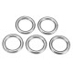 5Pcs 5x30mm 304 Stainless Steel Round O Ring Welded Marine Rigging Strapping Hardware