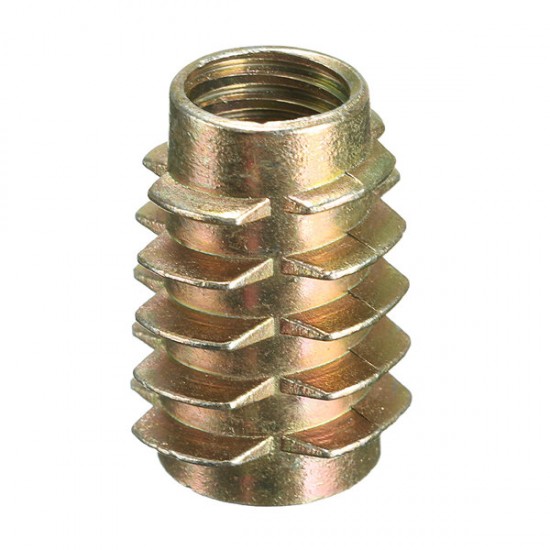 9 Size M4 M5 M6 M8 M10 Hex Drive Screw In Threaded Insert For Wood Type E