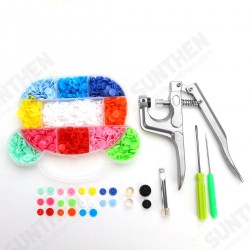 DIY Snap Pliers + 200 Pcs T5 + 30 Pcs T8 Snap Resin Buttons Fastener 11 Colors DIY Snap Pliers + 200 Pcs T5 + 30 Pcs T8 Snap Resin Buttons Fastener 11 Colors