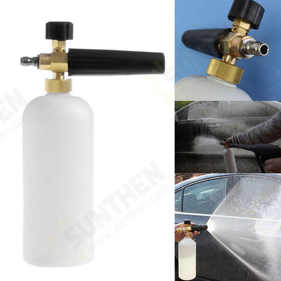 High Pressure Washer Jet 1/4inch Snow Foam Lance Cannon Car Clean Washer Bottle High Pressure Washer Jet 1/4inch Snow Foam Lance Cannon Car Clean Washer Bottle