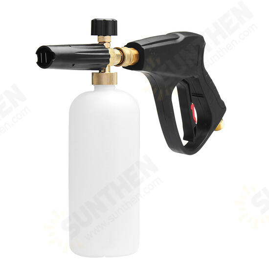 High Pressure Washer Jet 1/4inch Snow Foam Lance Cannon Car Clean Washer Bottle High Pressure Washer Jet 1/4inch Snow Foam Lance Cannon Car Clean Washer Bottle