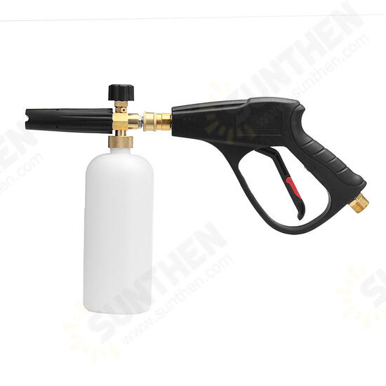 High Pressure Washer Jet 1/4inch Snow Foam Lance Cannon Car Clean Washer Bottle High Pressure Washer Jet 1/4inch Snow Foam Lance Cannon Car Clean Washer Bottle