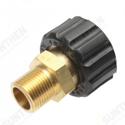 M22 Female 3/8 Inch Male Lance Adaptor Coupling for Karcher & Nilfisk Ind M22 Female 3/8 Inch Male Lance Adaptor Coupling for Karcher & Nilfisk Ind
