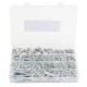 M3 M4 M5 M6 Stainless Steel Phillips Round Head Screws Nuts Flat Washers Assortment Kit 900g