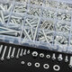 M3 M4 M5 M6 Stainless Steel Phillips Round Head Screws Nuts Flat Washers Assortment Kit 900g