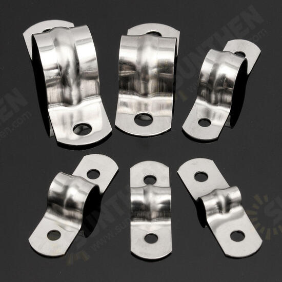 Stainless Steel Plumbing Pipe Saddle Clip Hose Bracket M5 to M20