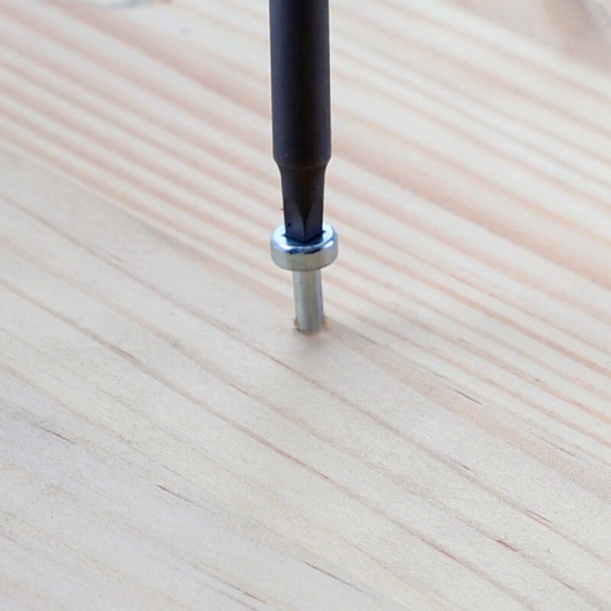 100Pcs/Set Woodworking Angled Hole Screw Square Self-tapping Screw Square Slot Coarse Thread Fine Thread Screw Galvanized