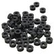 200Pcs Flat Nylon Washer Black Round Spacer Washer Standoff Fastener Hardware 7*3*L