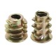 50Pcs M4ZN1 M4 Zinc Alloy Wood Furniture Hex Socket Drive Head Screw-in Threaded Insert Nut 50Pcs M4ZN1 M4 Zinc Alloy Wood Furniture Hex Socket Drive Head Screw-in Threaded Insert Nut