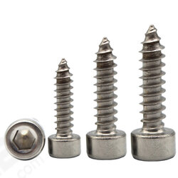 M2SH3 50Pcs M2 304 Stainless Steel Hex Socket Cylinder Cap Head Self Tapping Screw Wood Screws Speaker Screws Optional Length M2SH3 50Pcs M2 304 Stainless Steel Hex Socket Cylinder Cap Head Self Tapping Screw Wood Screws Speaker Screws Optional Length