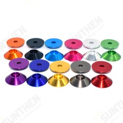 M4AN2 10Pcs M4 Big Cup Head Screw Washer Spacer Bolt Gasket Aluminum Alloy Multicolor M4AN2 10Pcs M4 Big Cup Head Screw Washer Spacer Bolt Gasket Aluminum Alloy Multicolor